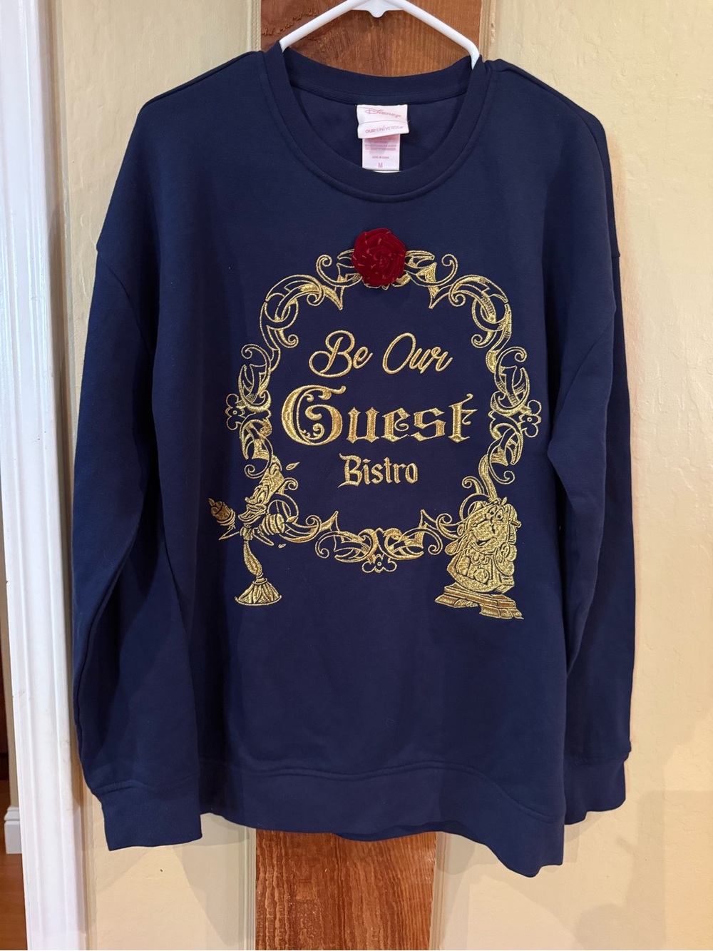 Disney x Our Universe “Be Our Guest Bistro” Sweatshirt – Size Medium